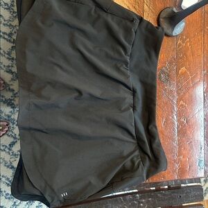 Free fly bamboo lined Black Athletic Skort